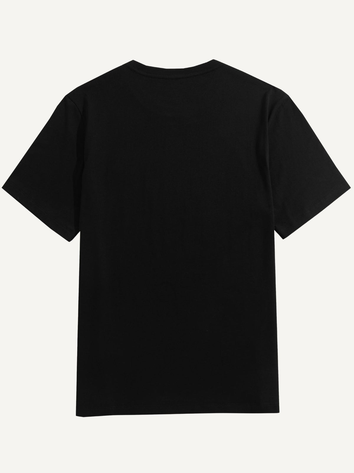 Back view of OROMEN Let's Take A Trip Mushroom Embroidery T-shirt