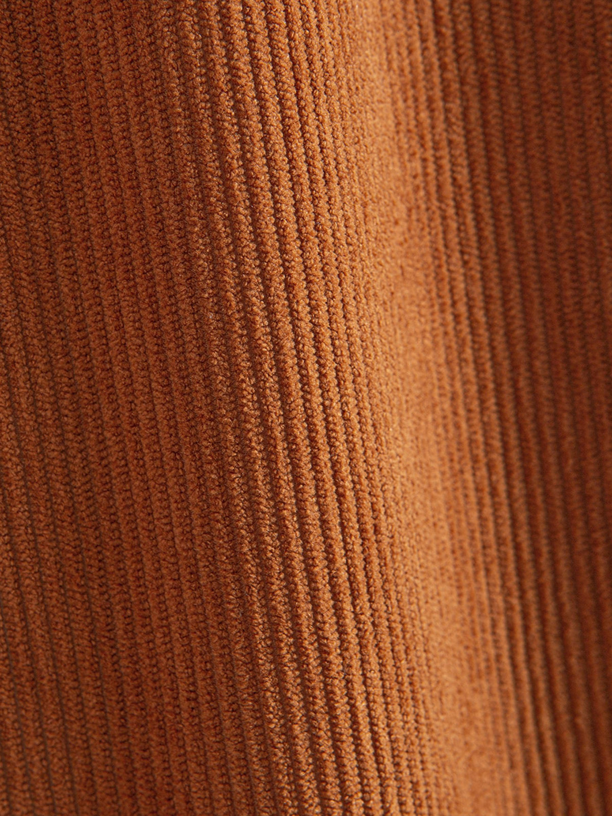 Close-up texture of two-tone fine-wale corduroy on OROMEN Canyon Corduroy Hooded Shirt