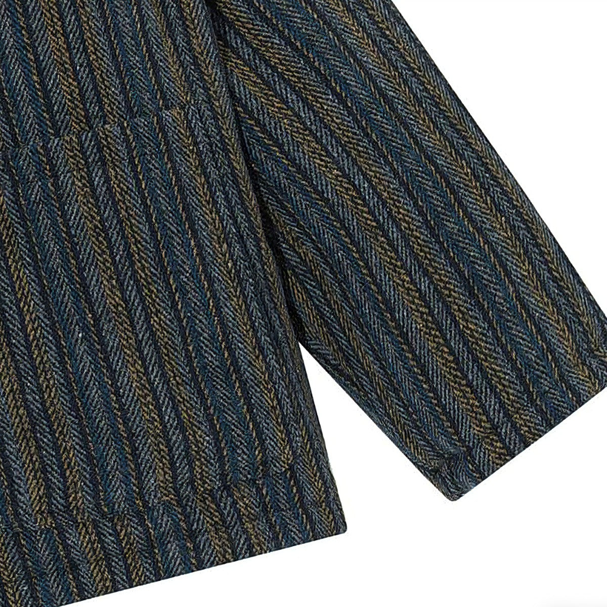 Craftsmanship Detail - Reversible Kimono Coat Japanese Artisan Quality