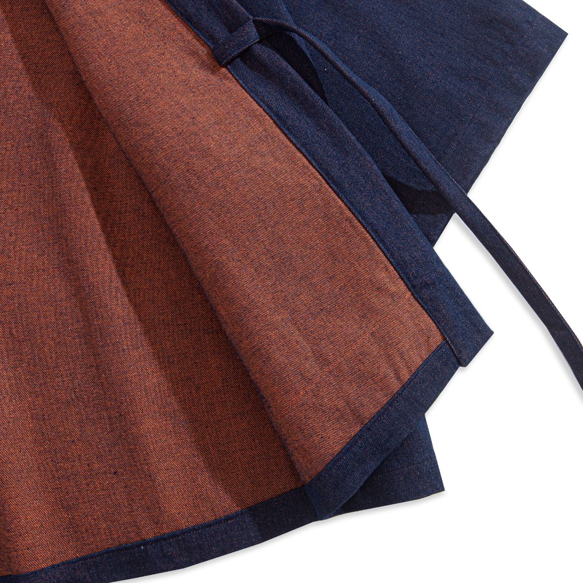 Double-dyed haori jacket reverse side - handmade Japanese craftsman kimono outerwear