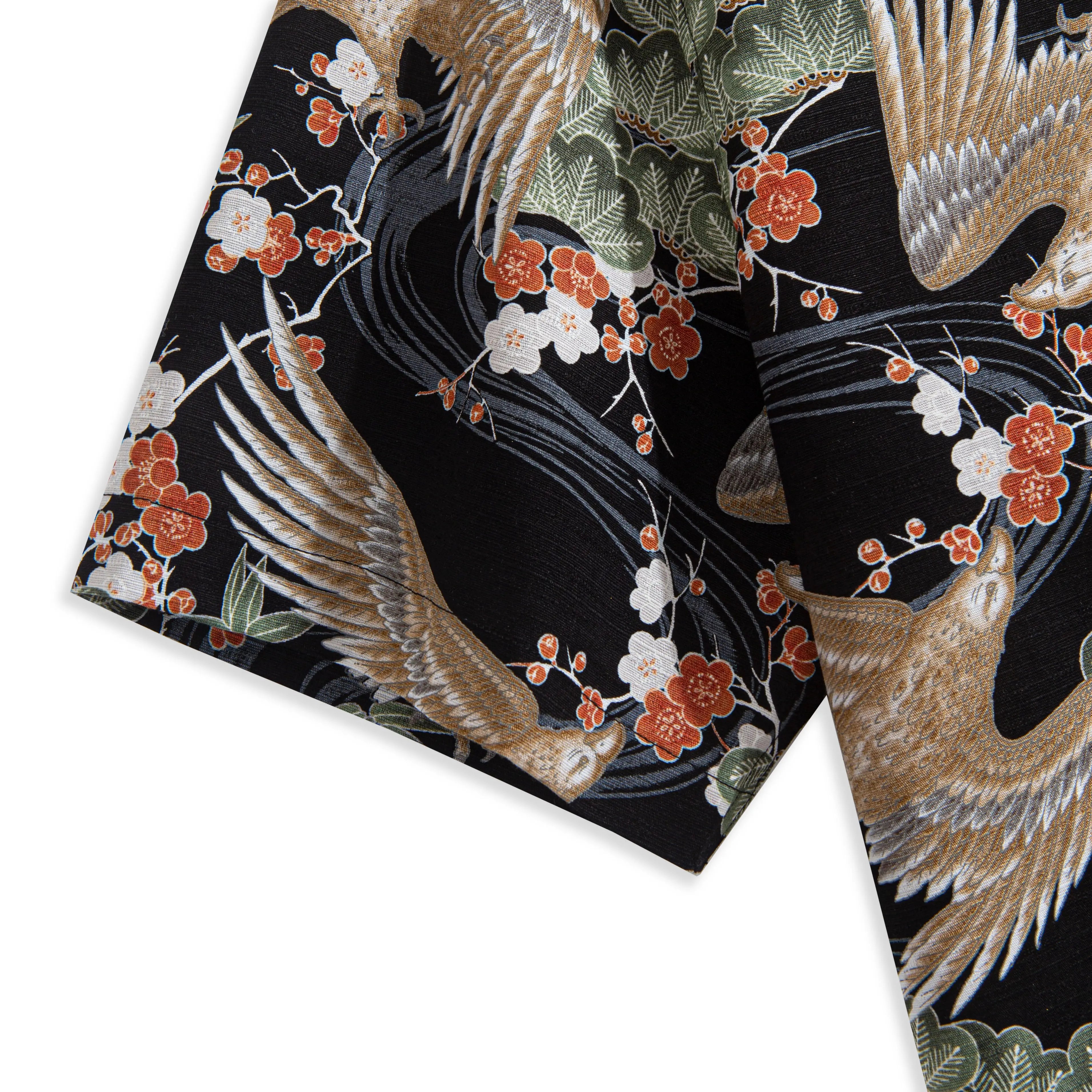 Eagle Spreads Wings Aloha Shirt – Sleeve Detail