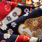 FIREWORKS BLOOMS UKIYOE SHIRT COTTON FABRIC