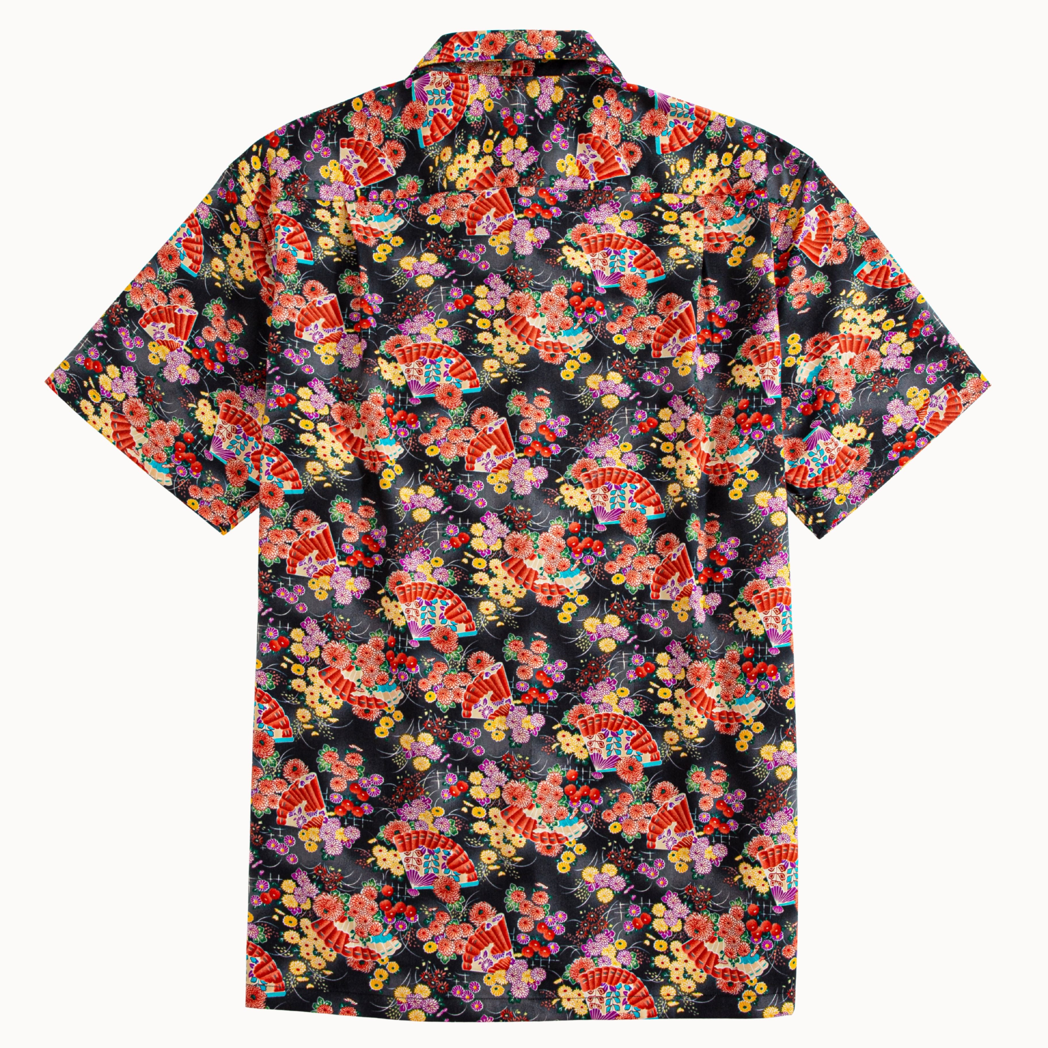 Full view of Cherry Blossoms Blizzard Japanese heritage shirt
