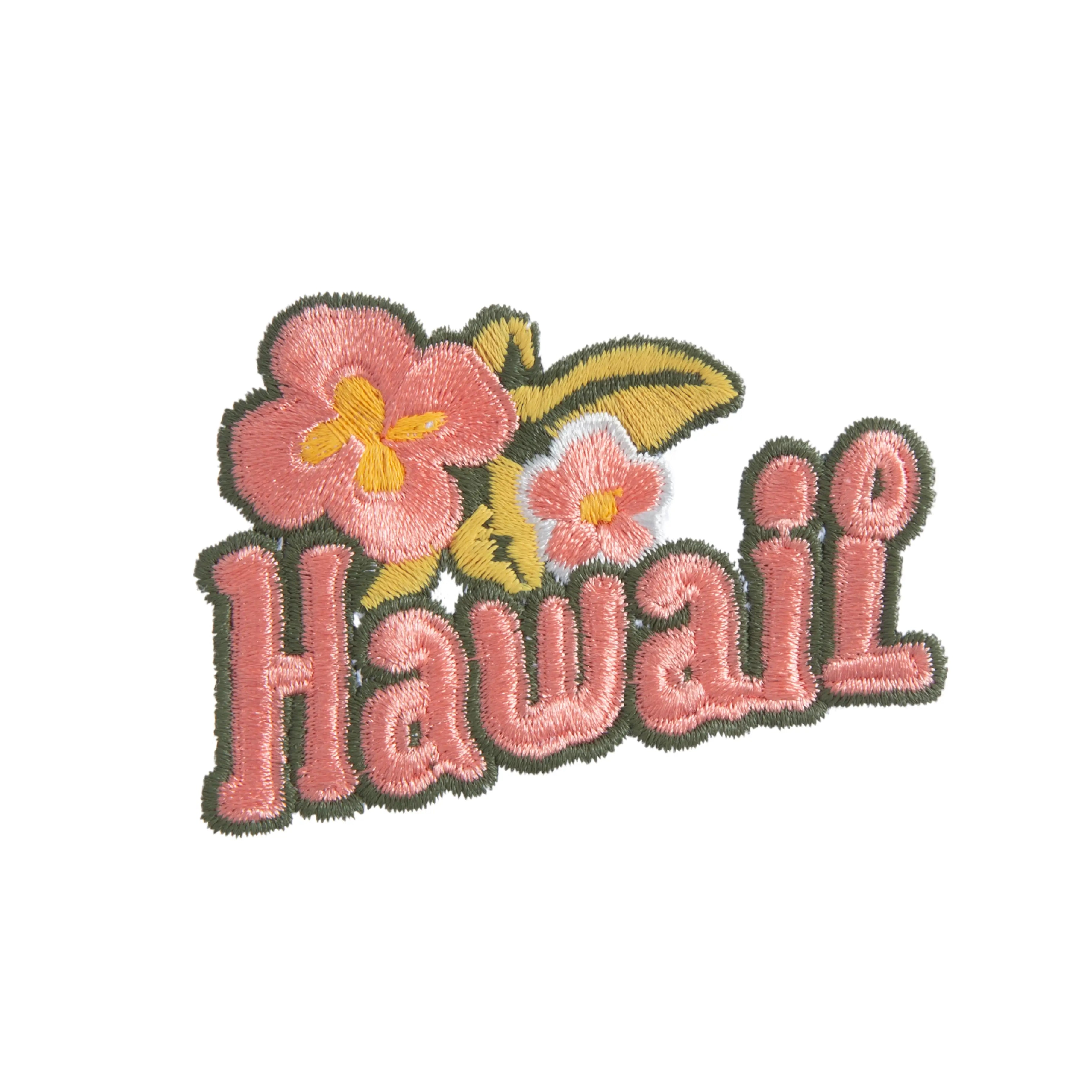 Hawaii Cotton T-shirt Embroidery Pattern