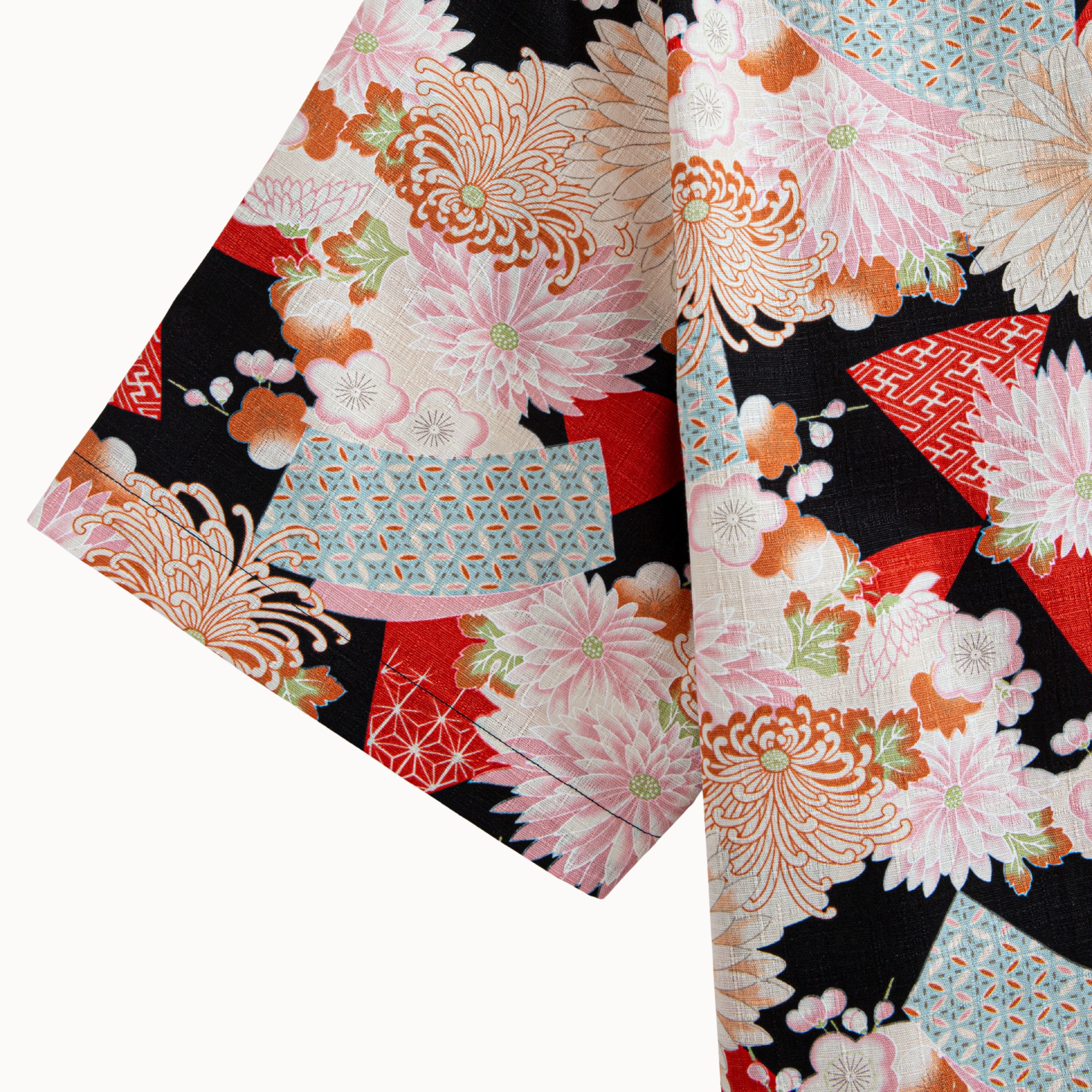 Japanese heritage shirt with natural coconut buttons