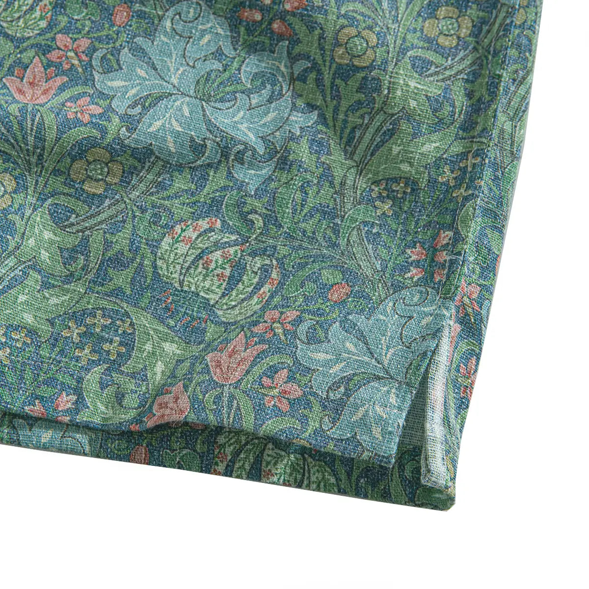 Japanese-inspired botanical garden print on Secret Garden Hawaiian shirt