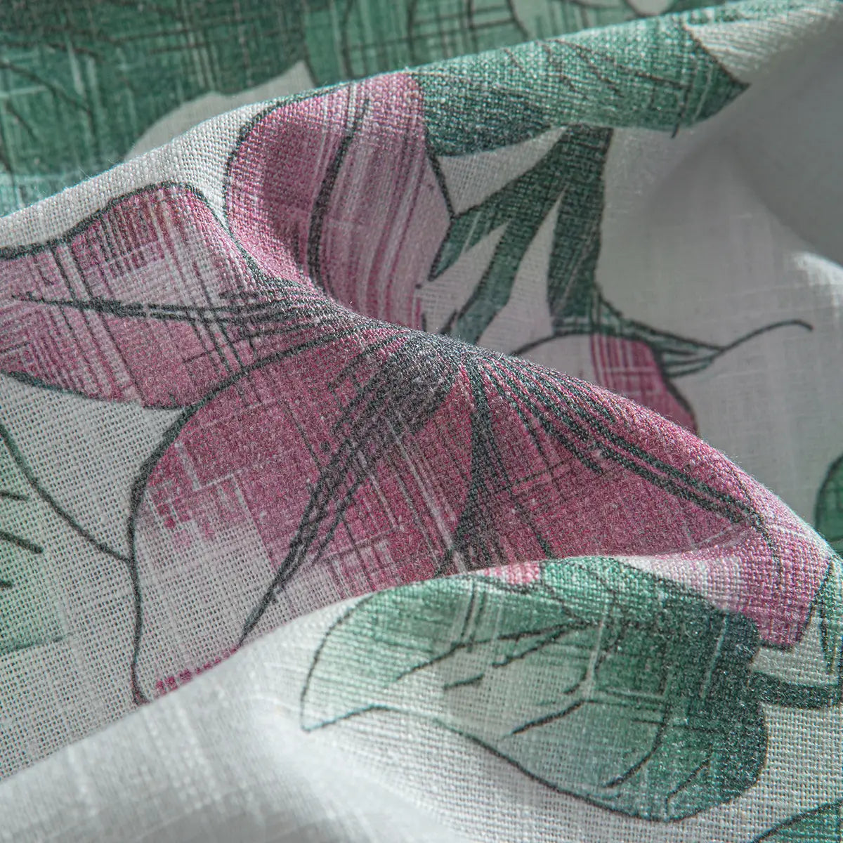 Midsummer Hawaiian shirt showing natural coconut button and collar details