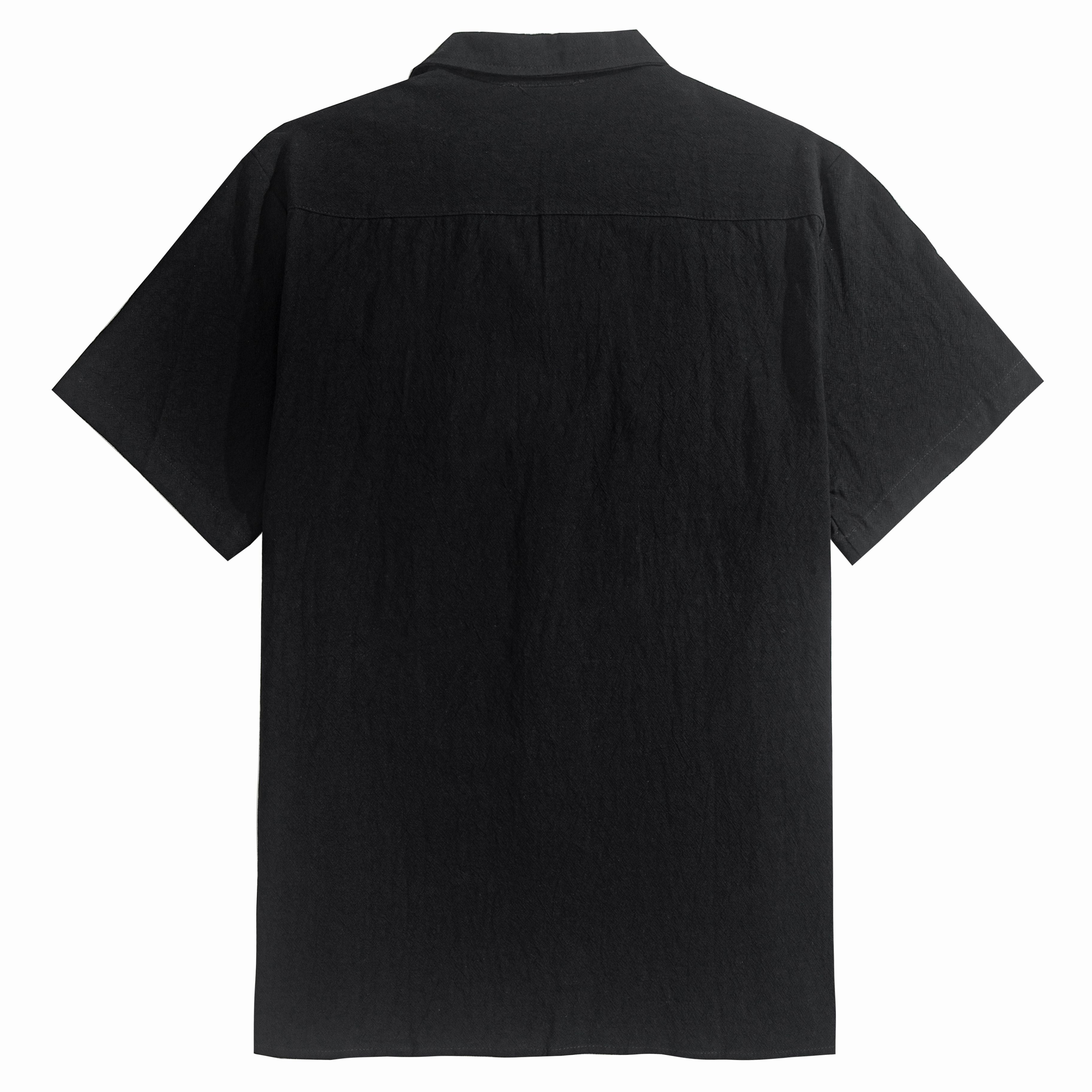 OROMEN A Rugged Classic Shirt – Back Flat Lay