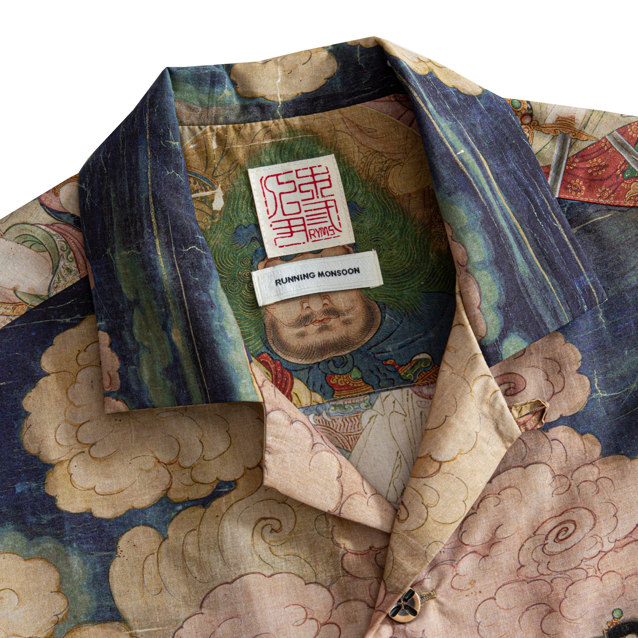 OROMEN Dunhuang Celestial Deity Lyocell Shirt - Side View