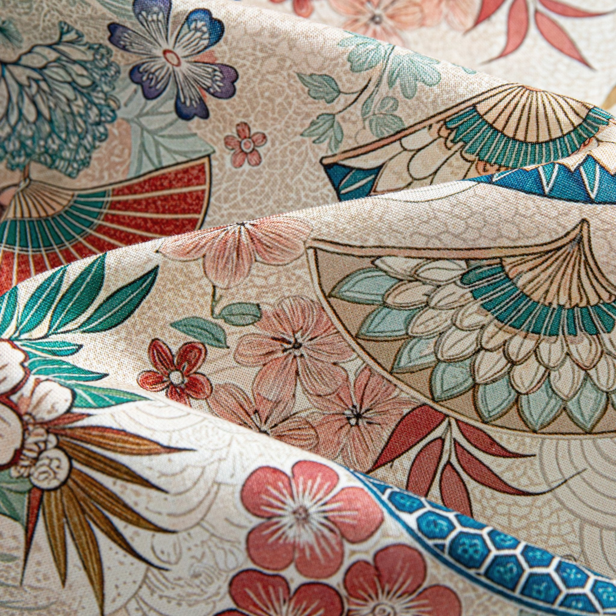 OROMEN Flower Umbrella – Pure Cotton Material Detail