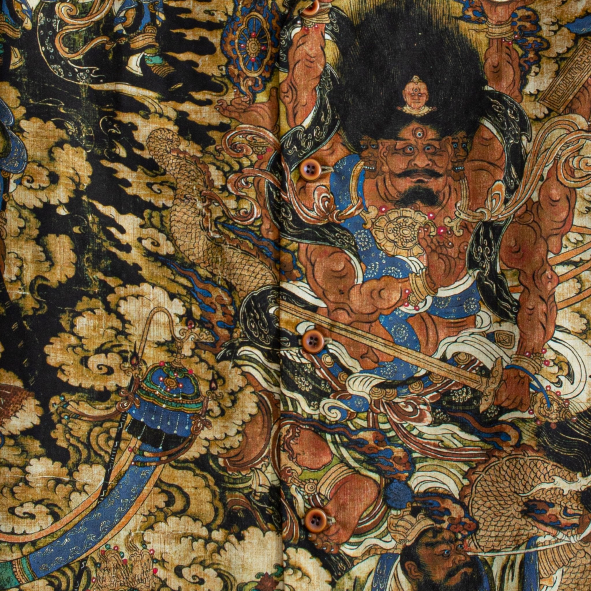 OROMEN Guardian Deities Shirt - Detail Shot
