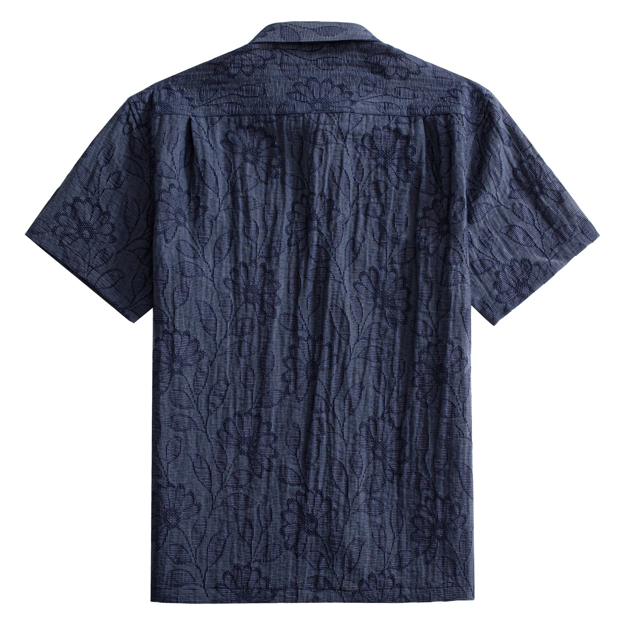 OROMEN Jack Jacquard Shirt – Back View Detail