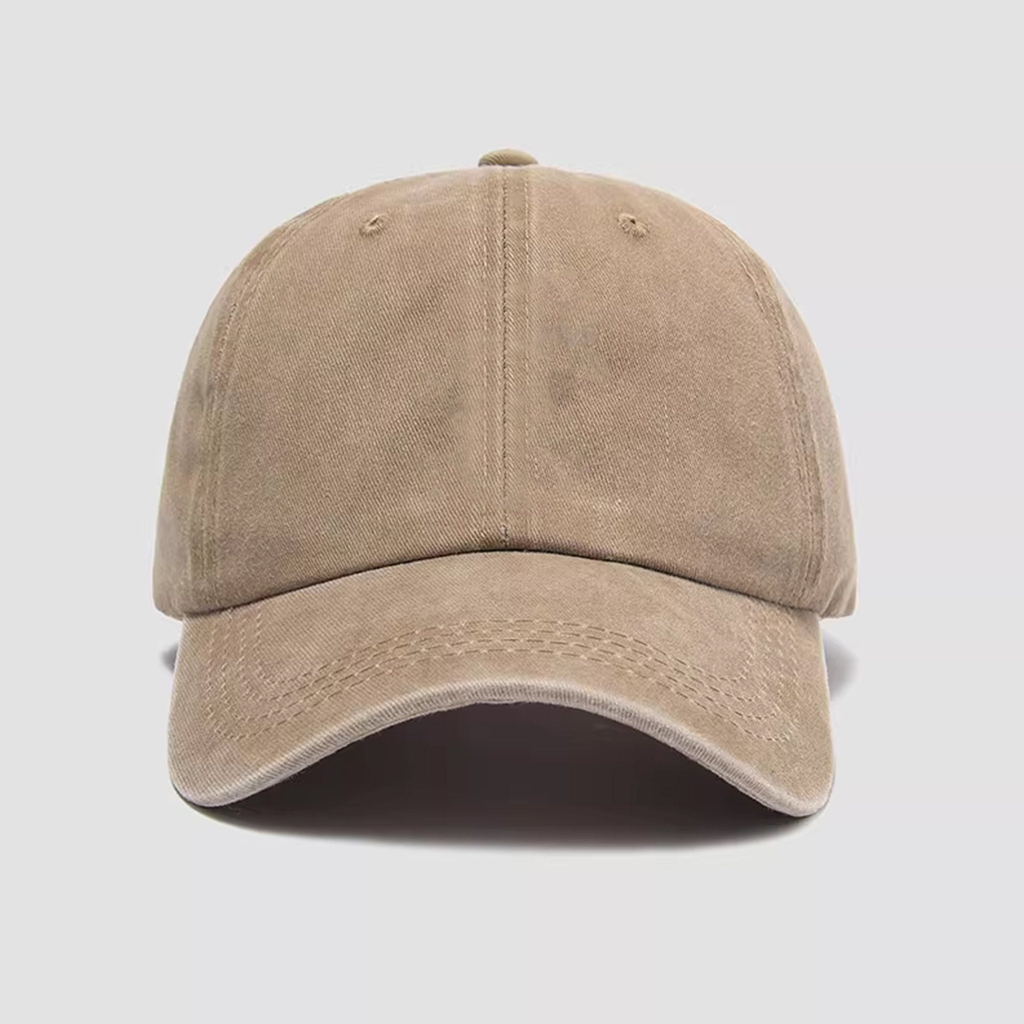 OROMEN Khaki Vintage Hat - Soft Washed Cotton Dad Cap