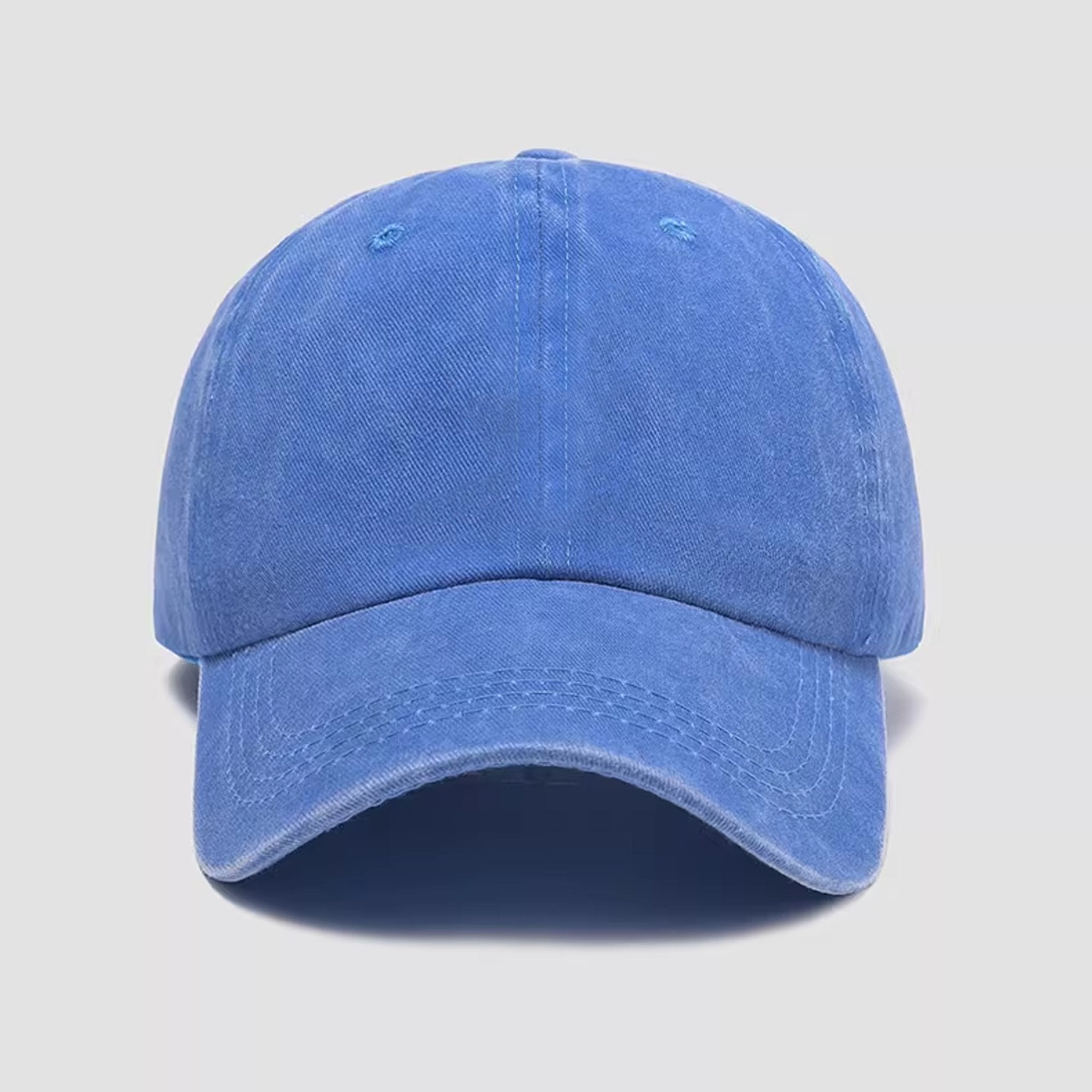 OROMEN Royal Blue Dad Hat - Vintage Washed Cotton Baseball Cap