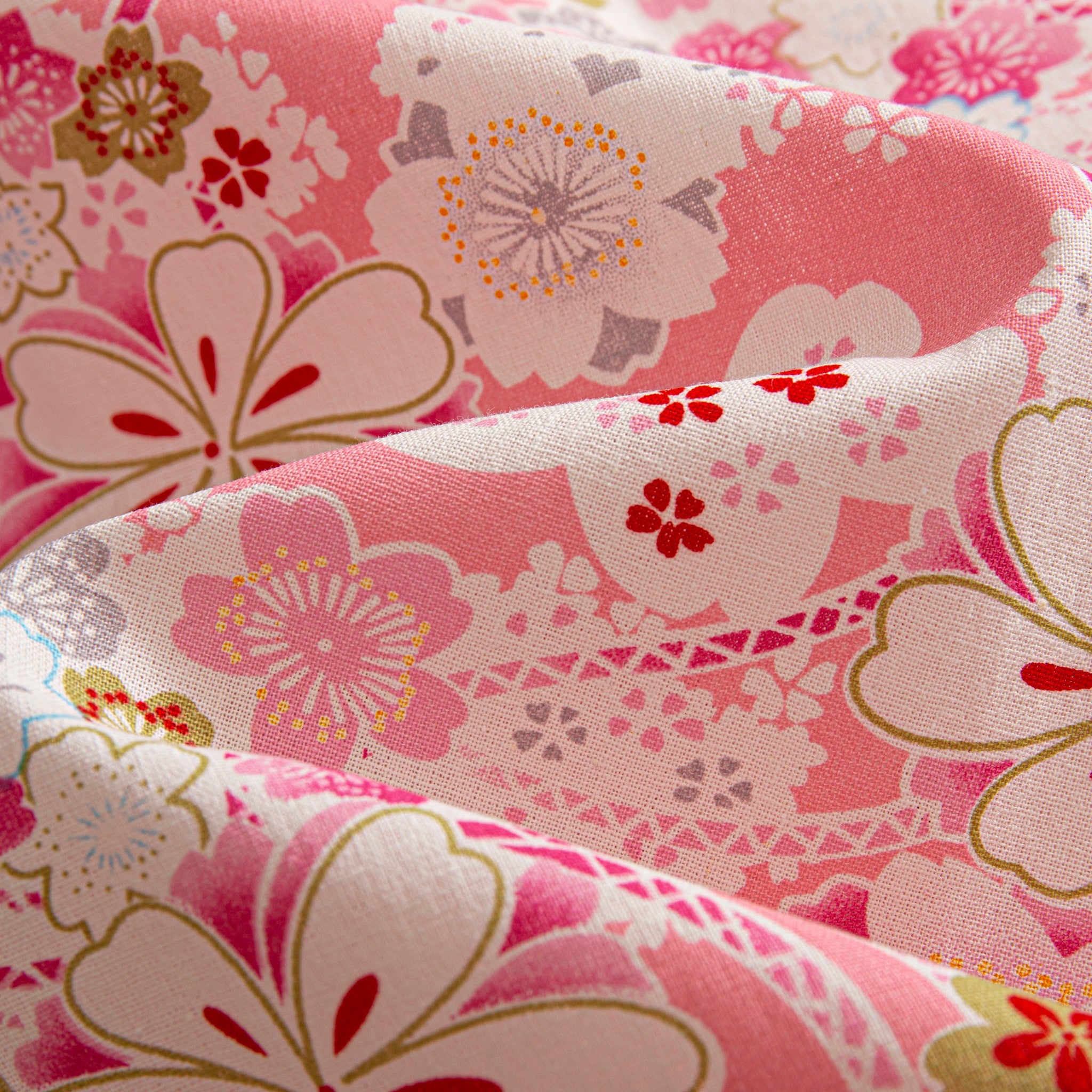 OROMEN Sakura Spheres – fabric texture 100% cotton