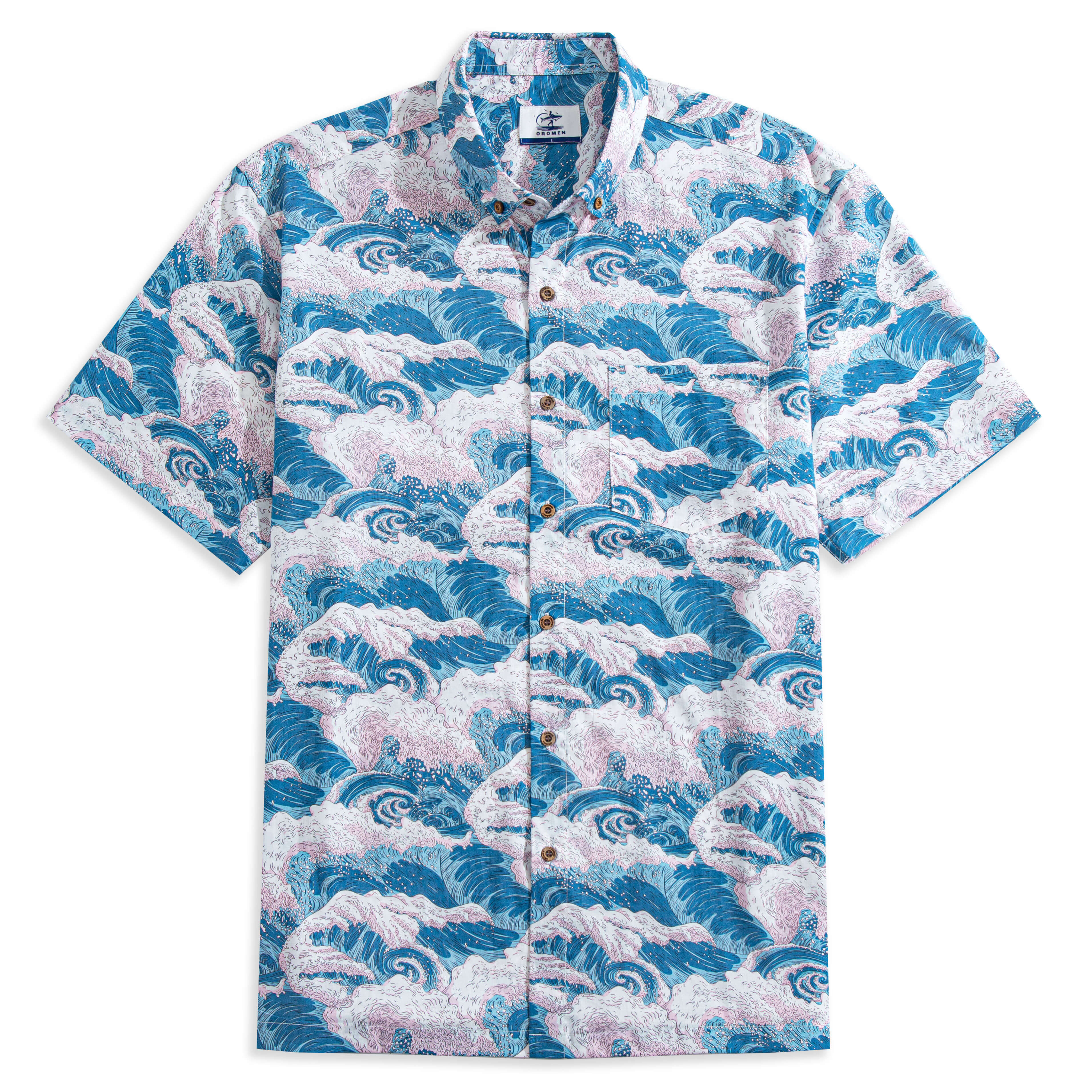 OROMEN Sea of Pink Mist Shirt – Front View