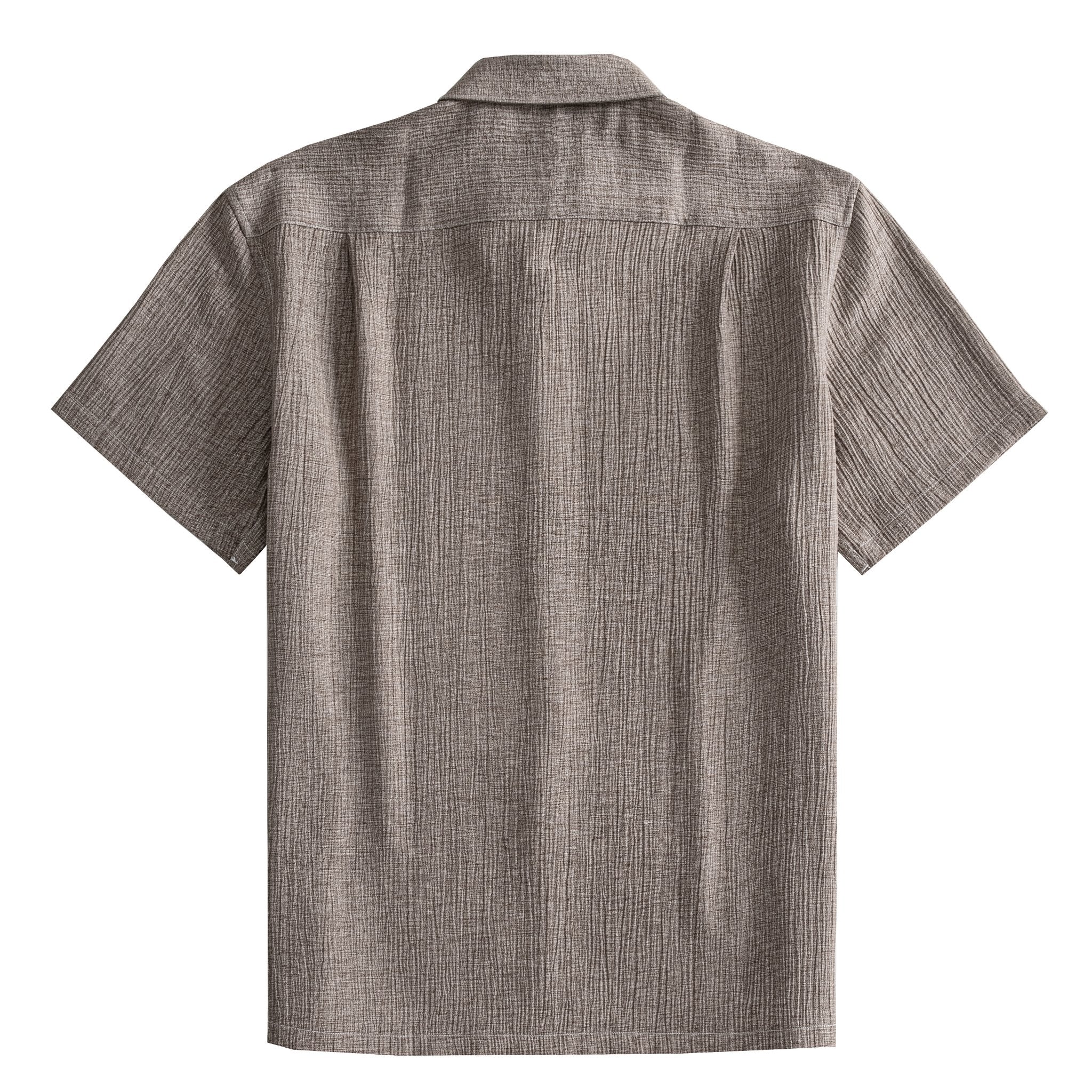 OROMEN The Breeze Crinkle Shirt – Back View