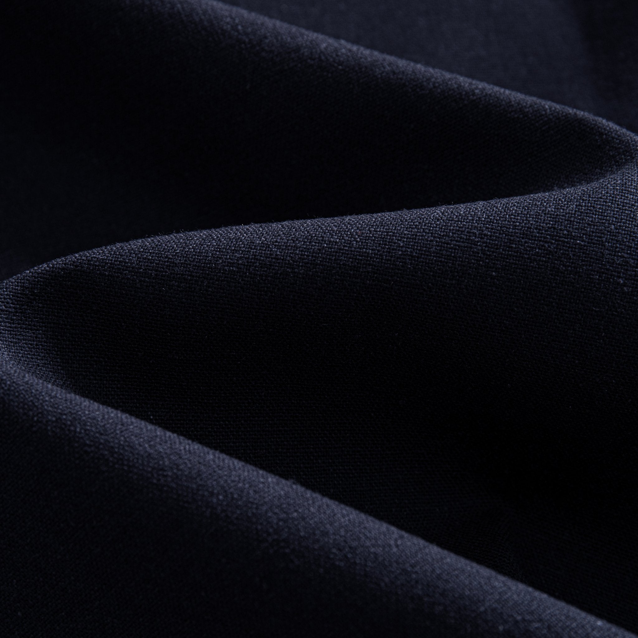 Oromen Freshwater Everyday Navy Blue Shirt - Cotton blend Linen Fabric Detail