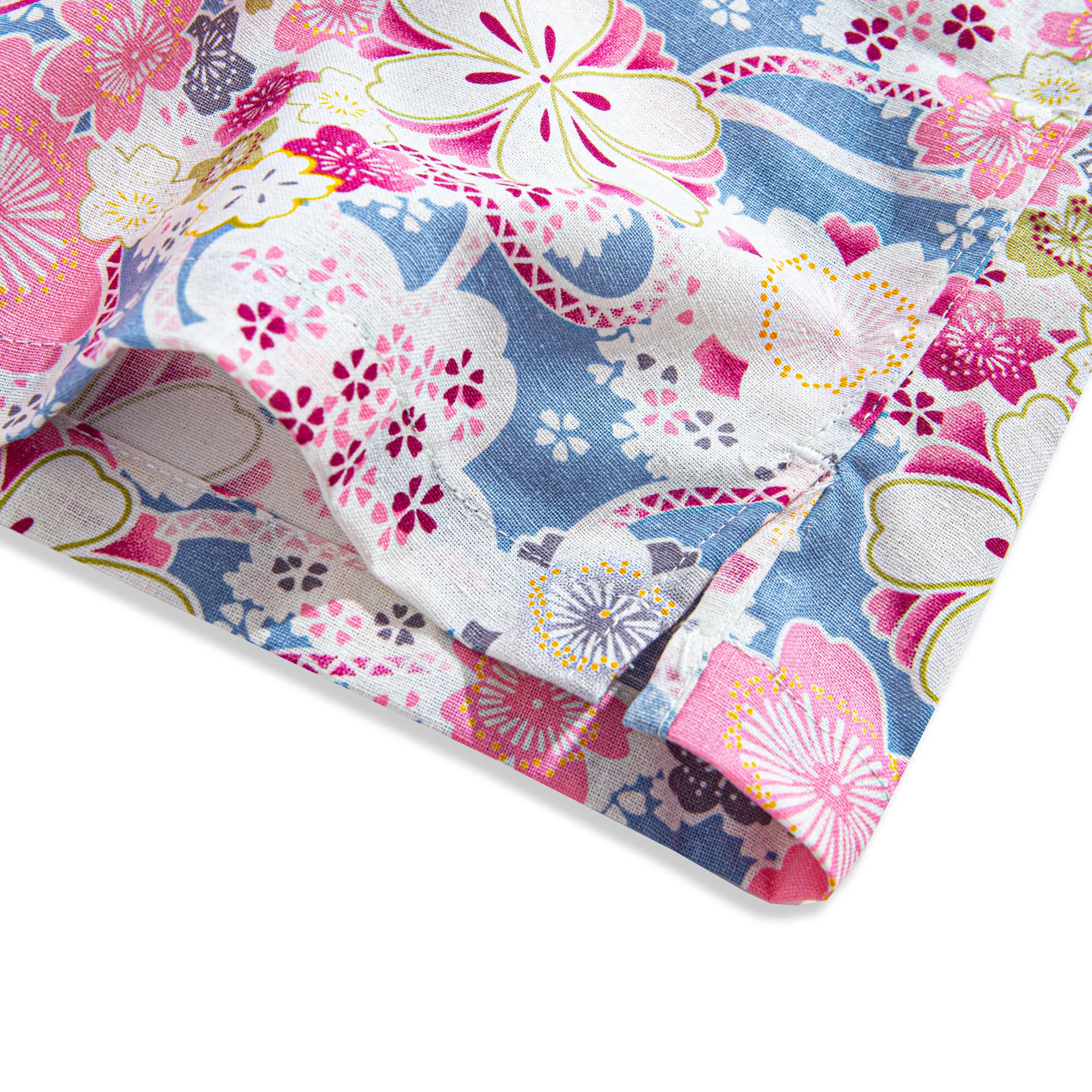 Side vent construction detail on premium Japanese cotton shirt