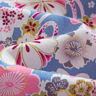 100% cotton fabric with traditional Japanese sakura and temari ball print