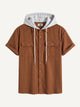 Dual Pocket Hooded Shirt