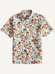 Red-crowned Crane Floral Shirt