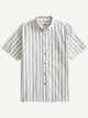 Retro Dotted Line Embroidered Shirt
