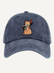Washed Samurai Cat Hat