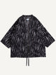 Jacquard Crackle Kimono Jacket