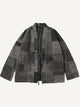 Patchwork Houndstooth Kimono Jacket