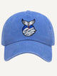Ukiyo-e Whale Tail & Wave Embroidered Hat