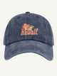 Washed Hawaii Hibiscus Hat