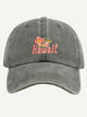Washed Hawaii Hibiscus Hat