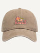 Washed Hawaii Hibiscus Hat