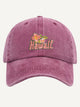 Washed Hawaii Hibiscus Hat