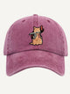 Washed Samurai Cat Hat