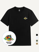 All color options of OROMEN Melting Cube Embroidery T-shirt