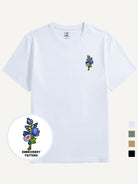 All color options of OROMEN Wildflower Embroidery T-shirt