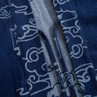 Auspicious Cloud Kimono Haori Jacket – Tie & Belt Detail
