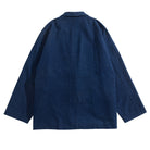 Back View - Indigo Kimono Haori Full Design Handmade by Japanese Craftsmen