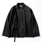 Back View - Yamamoto Pleated Haori Full Design Handmade by Japanese Craftsmen