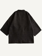 Back view of OROMEN Dragon Scale Woven Haori Kimono