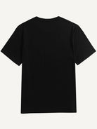 Back view of OROMEN Let's Take A Trip Mushroom Embroidery T-shirt
