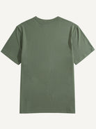 Back view of OROMEN Wildflower Embroidery T-shirt