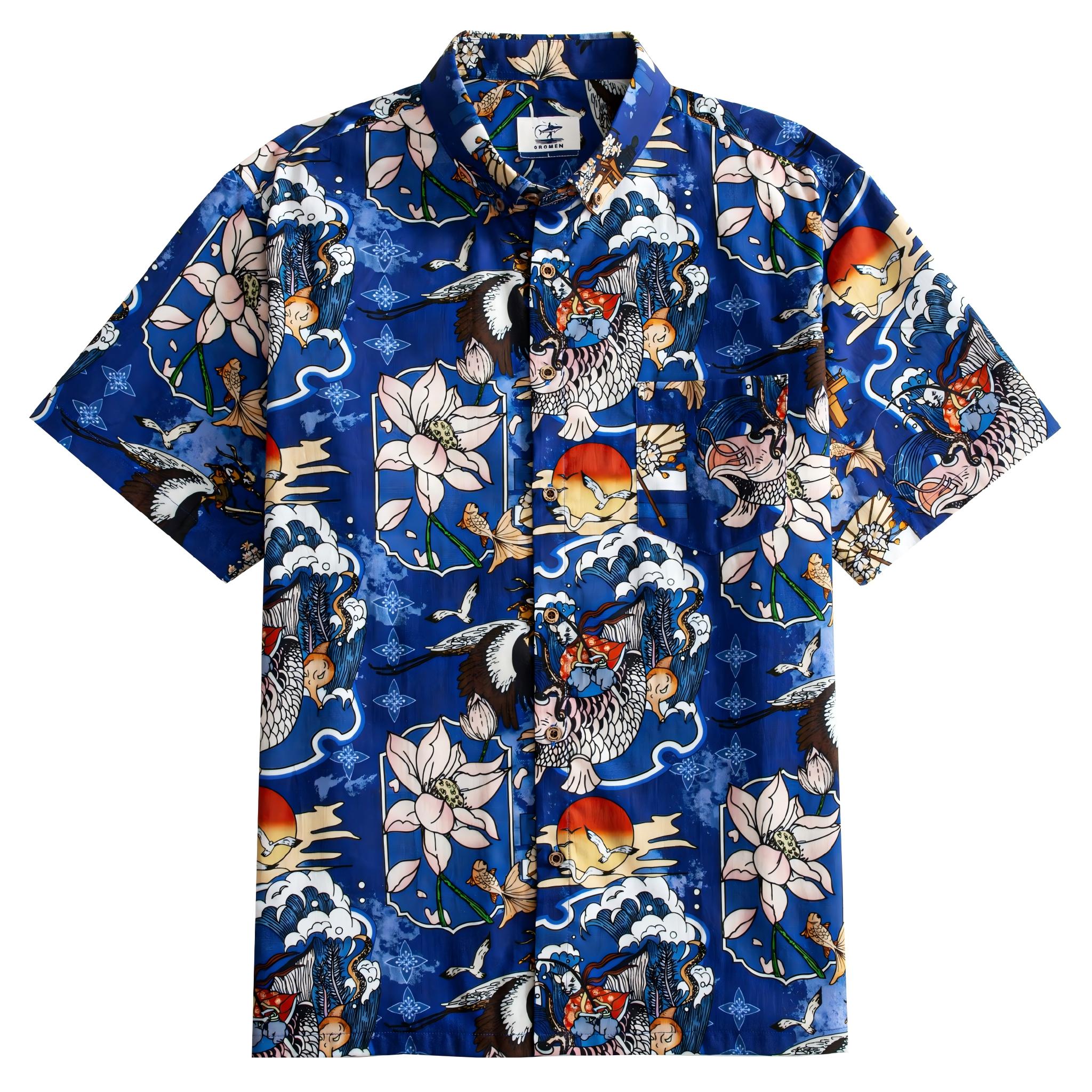 Catch the Wave Ukiyo-e Graphic Shirt – Front View