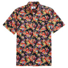 Cherry Blossoms Blizzard Japanese ukiyo-e shirt front view with sakura print