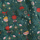 Chest Pocket Detail – OROMEN Christmas Ambiance Patchwork Shirt