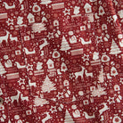 Chest Pocket Detail – OROMEN Fantasy Christmas Patchwork Shirt
