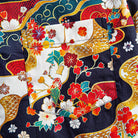 Chest pocket detail on Fireworks Bloom Ukiyo-e print shirt - premium craftsmanship