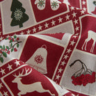 Christmas Decoration Shirt – 100% Cotton Fabric Texture